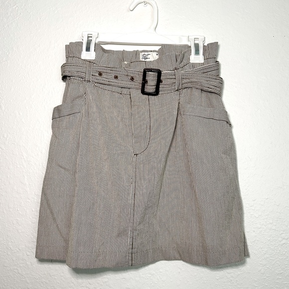 American Eagle Belted Stripe Mini Skirt - Picture 1 of 10